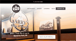 Desktop Screenshot of garrysgrill.com